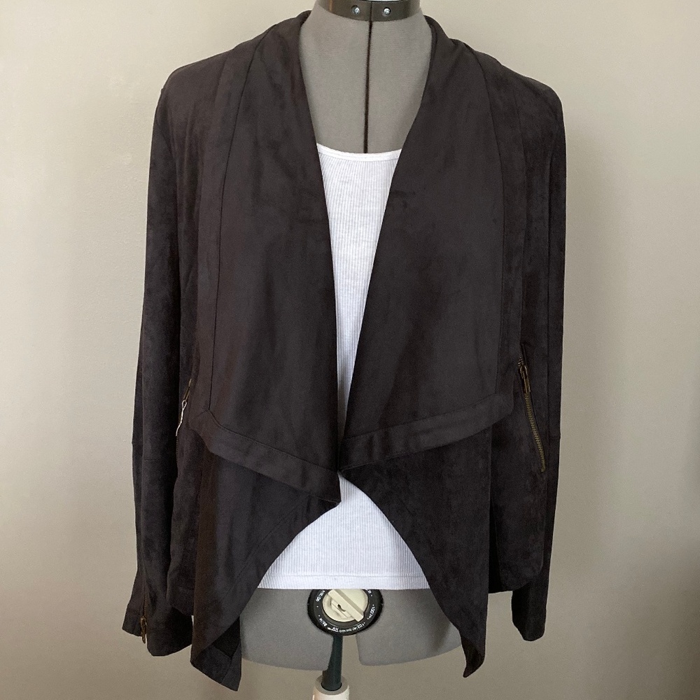 Cupcakes & Cashmere Suede Jacket